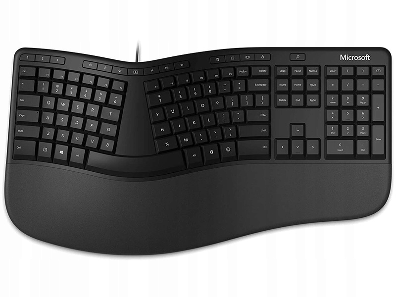 Ergonomická klávesnica membránová klávesnica