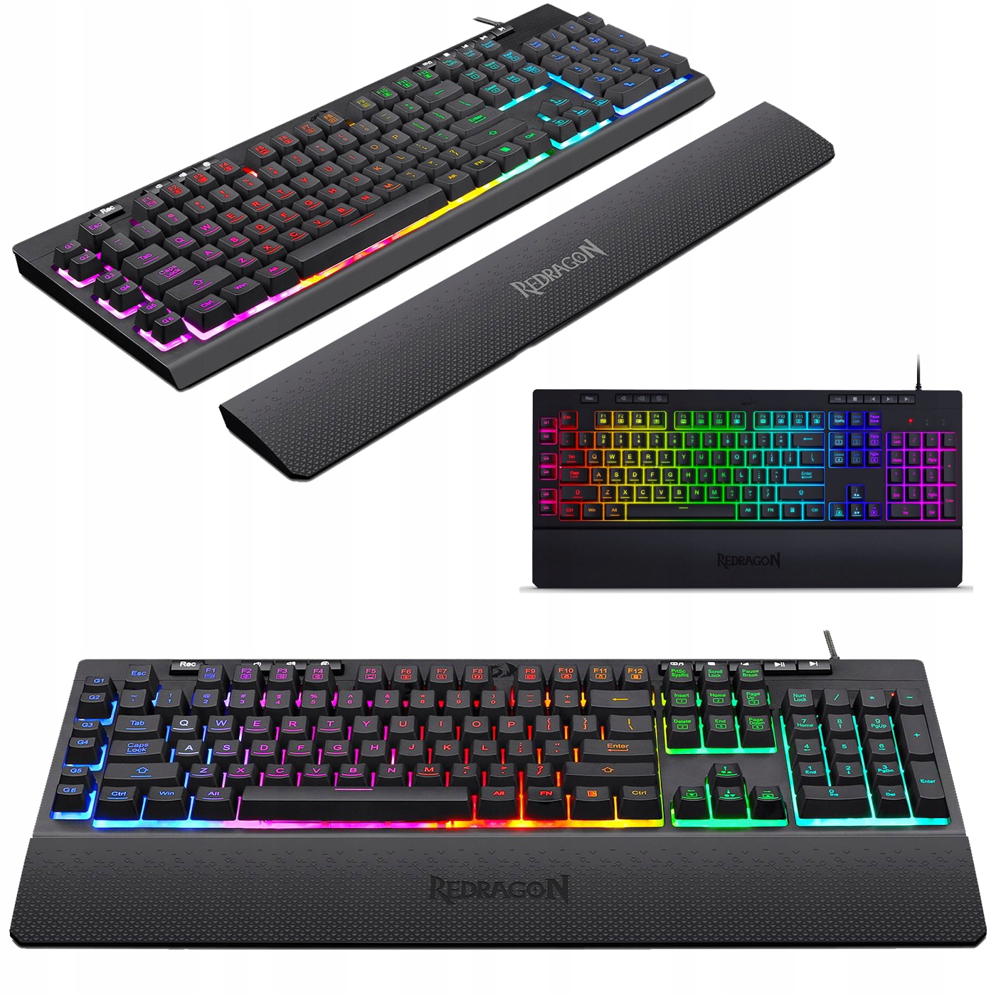 K512 Shiva RGB membránová klávesnica