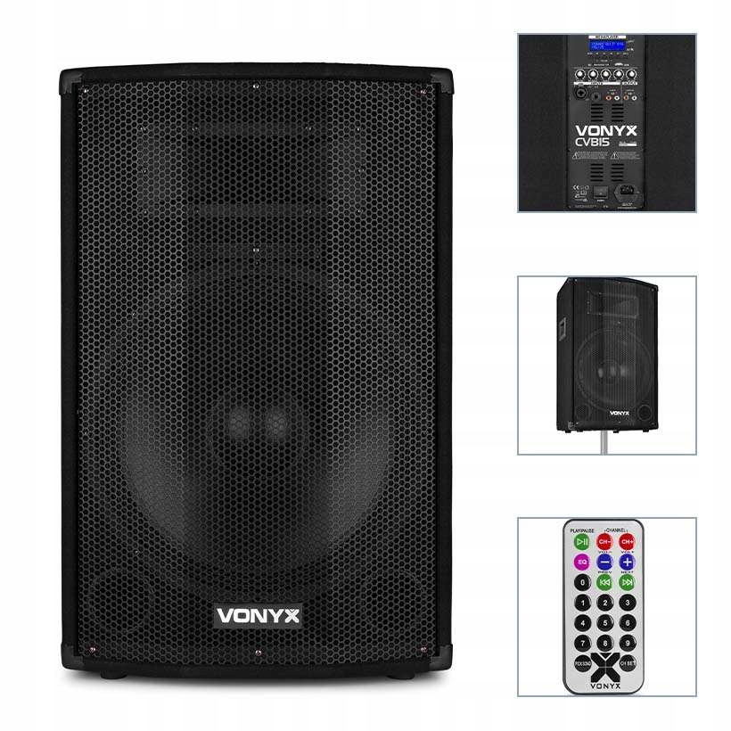 Stĺpec Vonyx 178.492 CVB15 400 v čiernej farbe