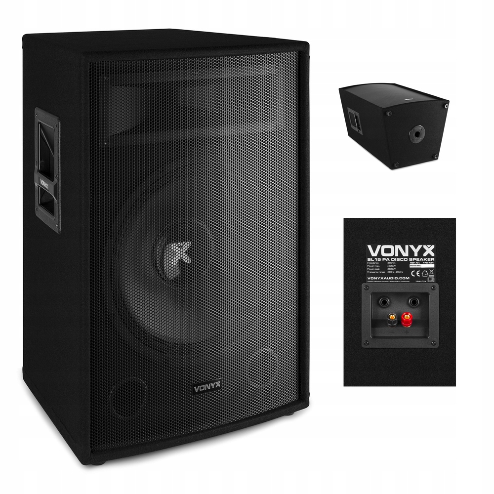 Stĺpec Vonyx 178.734 SL15 400 v čiernej farbe