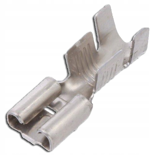 Zásuvka 6,3 x 1-2,5 mm oceľ pre ohrievače