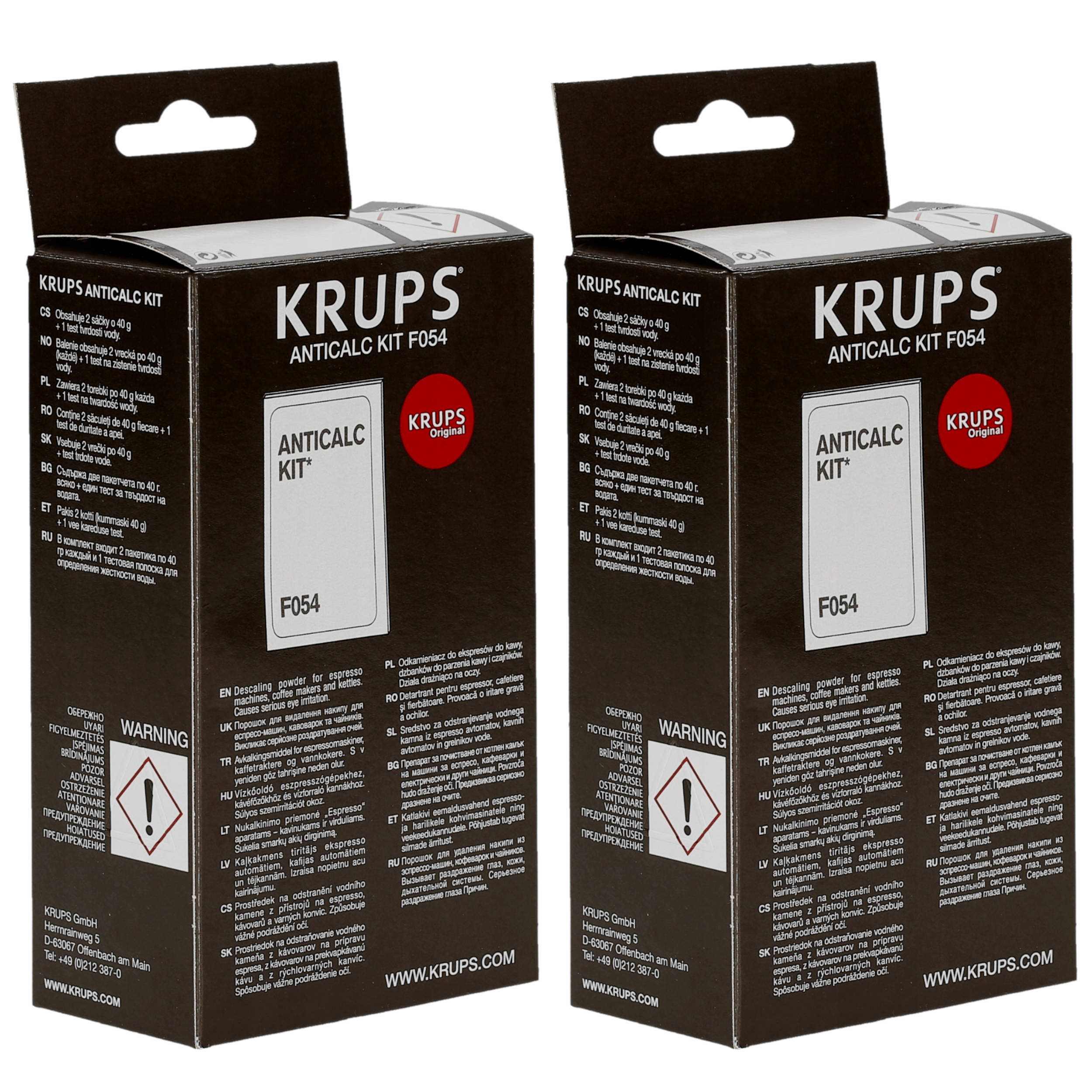 Sada na odstraňovanie vodného kameňa Krups F054001A