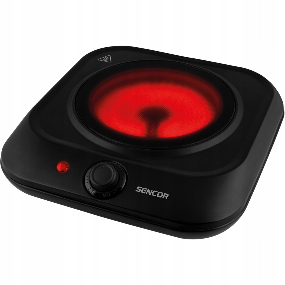 Elektrický sporák Sencor SCP 1763BK 1 horák