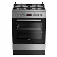 Plynovo-elektrický sporák Beko FSM62332DXT