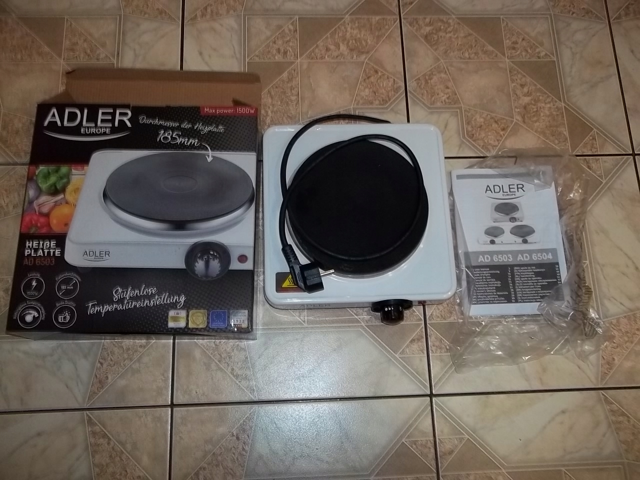 Jednolôžková ADLER AD6503 Elektrický sporák