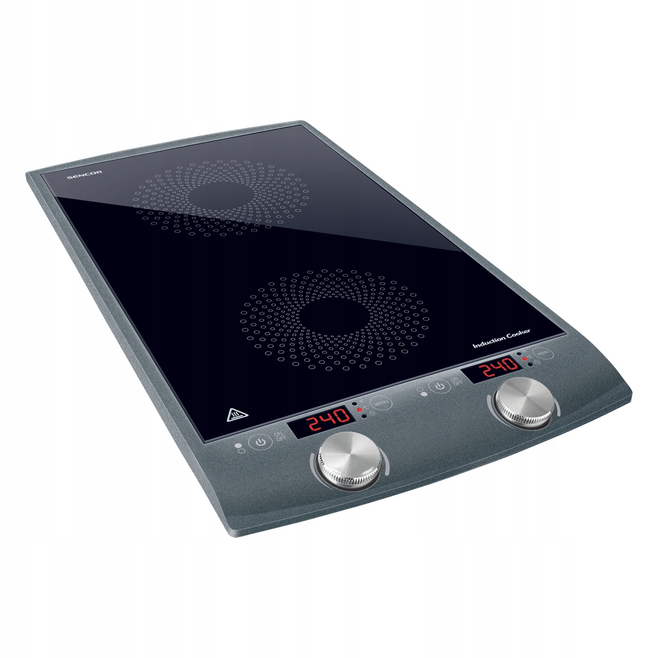 Indukčný varič Sencor SCP 4202GY 2 pole 2900W