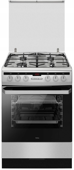 Kuchyňa Amica 6118GEs2.33HZPTADN (XX) 77L INOX 60cm