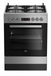Kuchyňa Beko FSM62331DXT INOX 60cm liatina rošt