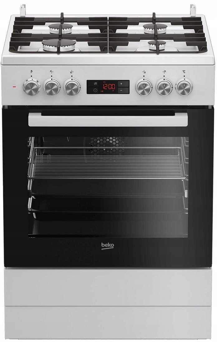 Biela kuchyňa 60cm liatina Teleskopické beko