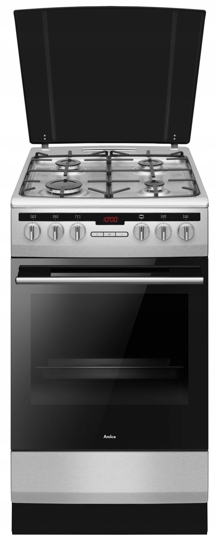 Kuchyňa Gas-Elek Amica 57GEH3.33HZPTA (XX) INOX