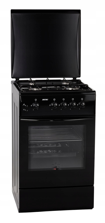 MPM-51-KGF-21 / B Čierny plynový varič so 4 horákmi