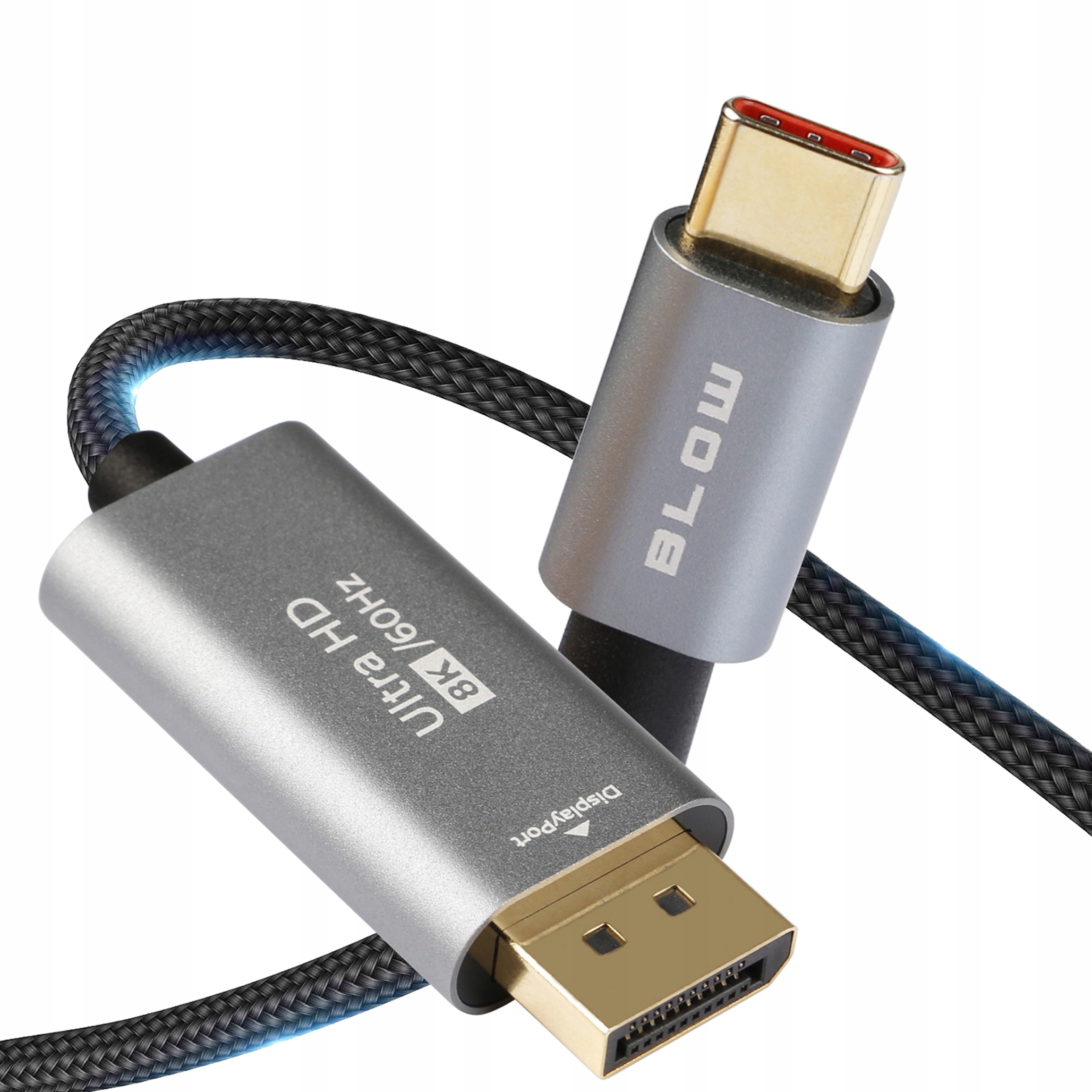 DisplayPort Blow USB-C konektor, 2 m oplet