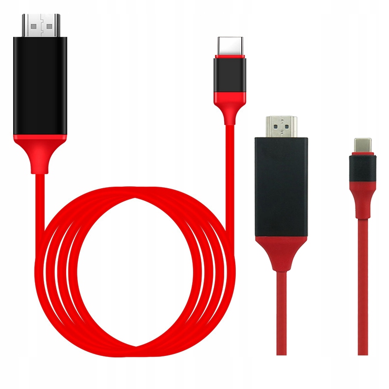 KABEL HDMI USB-C 3.1 TYP C KABEL ADAPER MHL 2m 4K