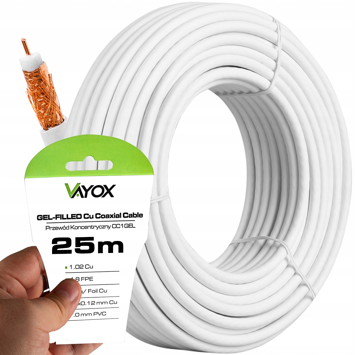 Anténny kábel Vayox CC1 25 m