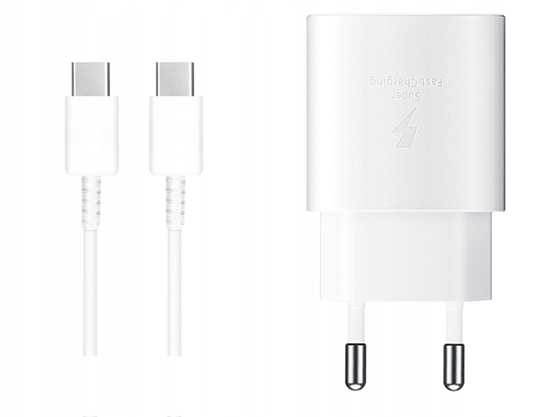 Faston EP-TA800 + DG977 Faston White USB Typ C Typ C až Samsung 3000 Ma 9 V Network Charger je 9 V.