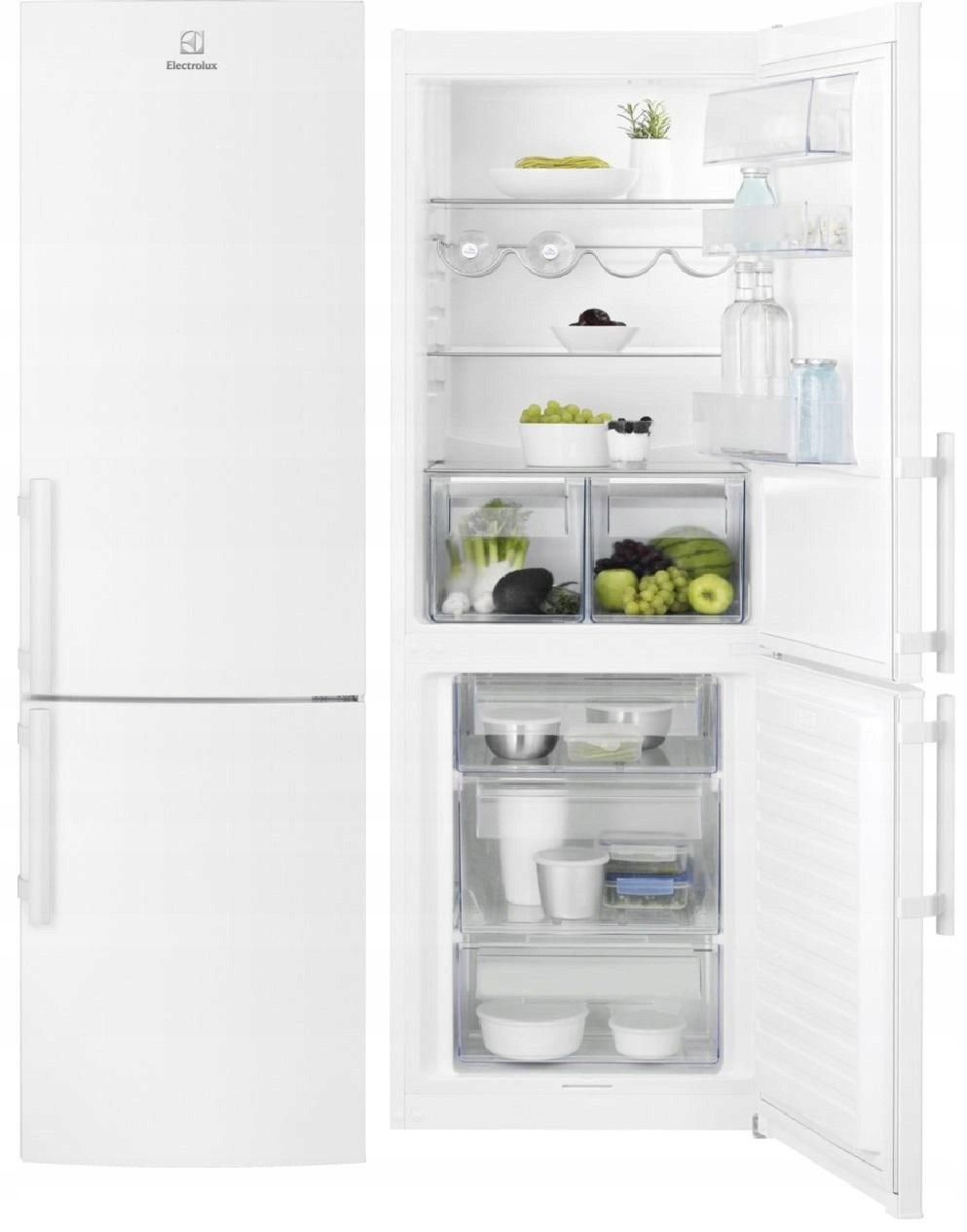 Chladnička Electrolux LNT3LE34W4 329L 185cm biela