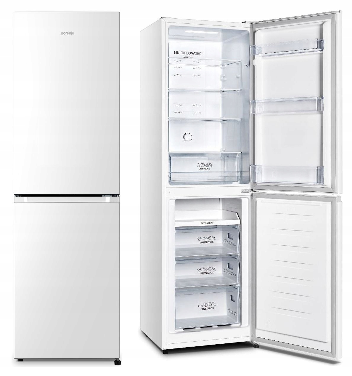 Chladnička NOFROP GORENJE NRK4181CW4 251L 182CM