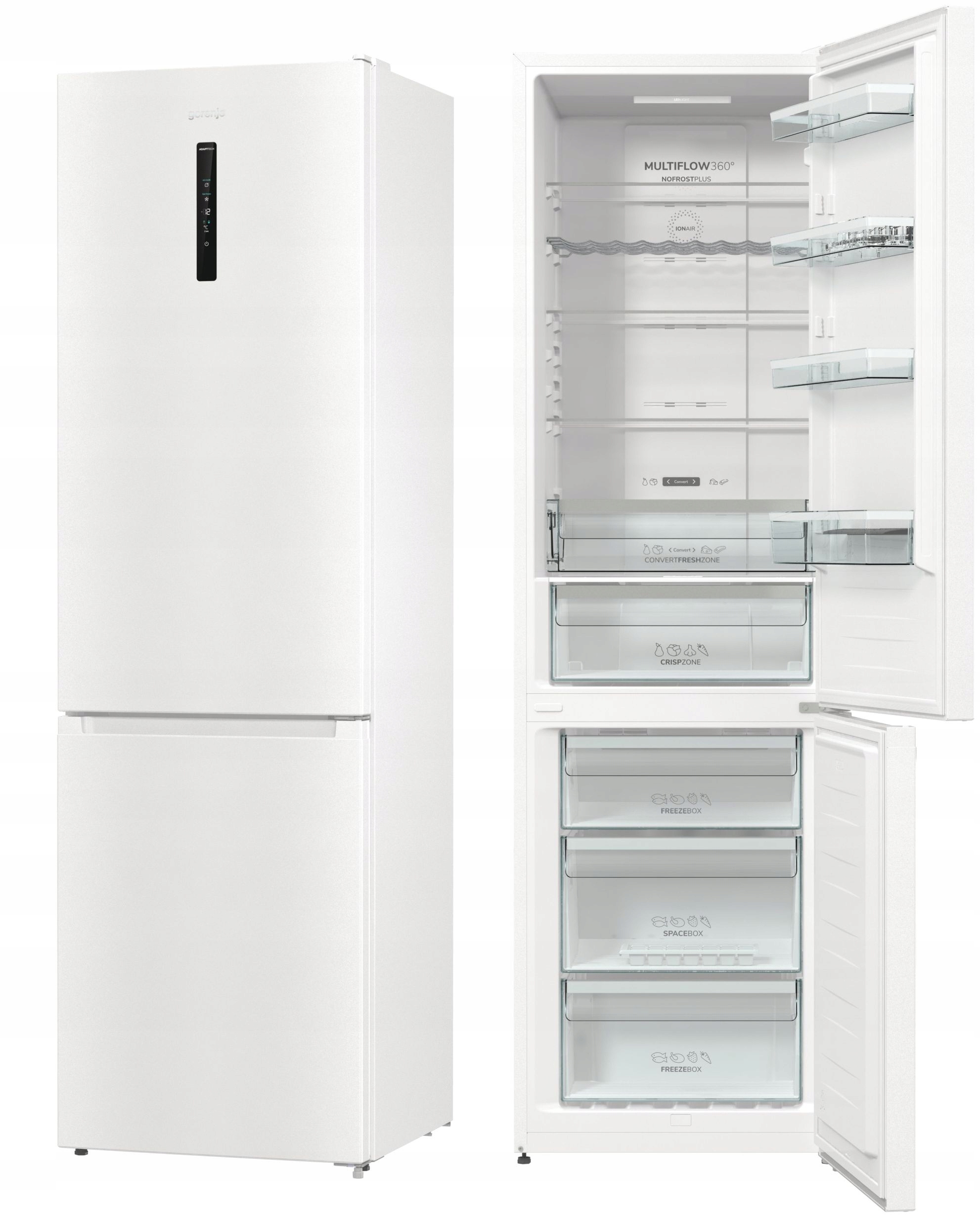 Chladnička NOFROP GORENJE NRK6202AW4 331L 200CM