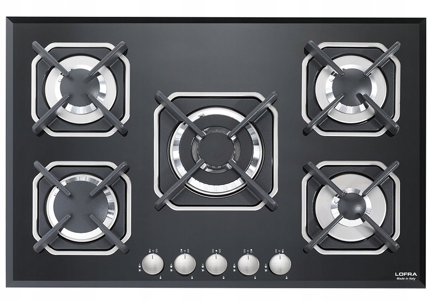 LOFA | plynová doska Sirio 75 Black HGN7EO