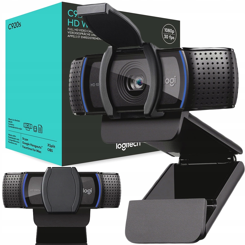 Webová kamera Logitech C920s HD PRO 15 MP