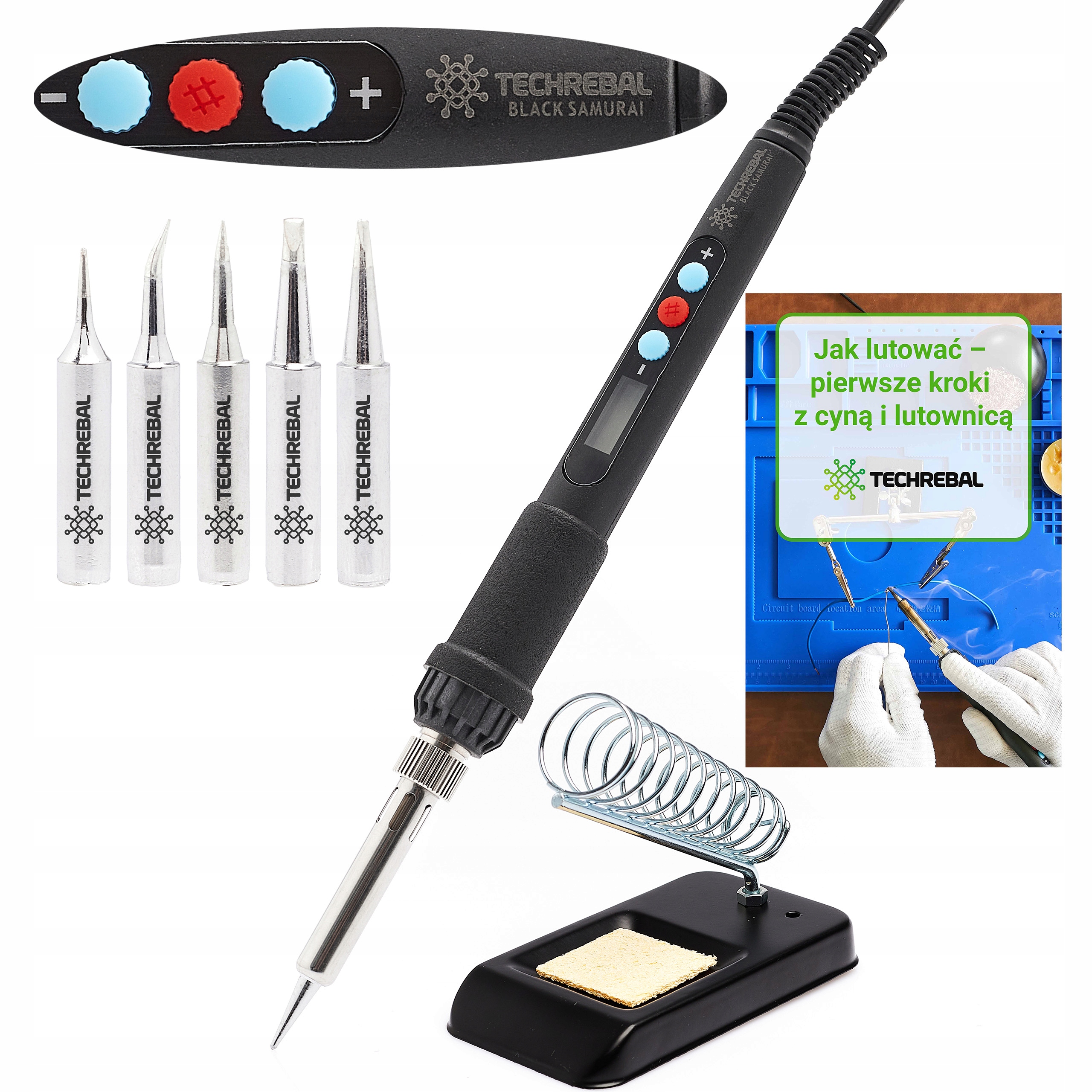 TechRebal Set Spájká Iron-B329-586FA 60 W
