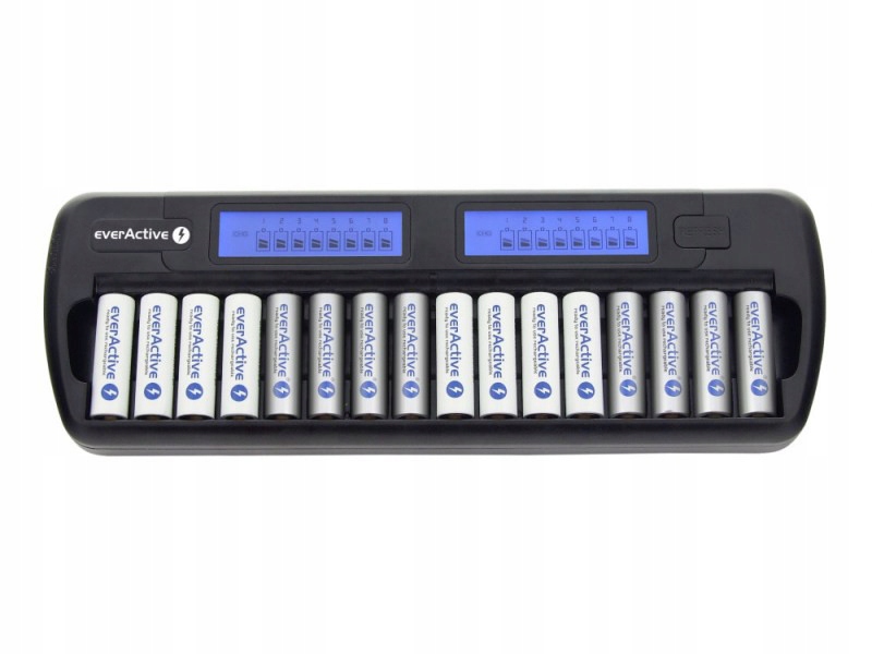 Nabíjačka Everactive NC1600 16 AA, AAA batérií