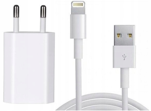 PHONE LOVE USB sieťová nabíjačka pre Apple 1000 mA 5 V Nabíjačka pre Apple iPhone 6 7 8 + Se X Xs Max biela
