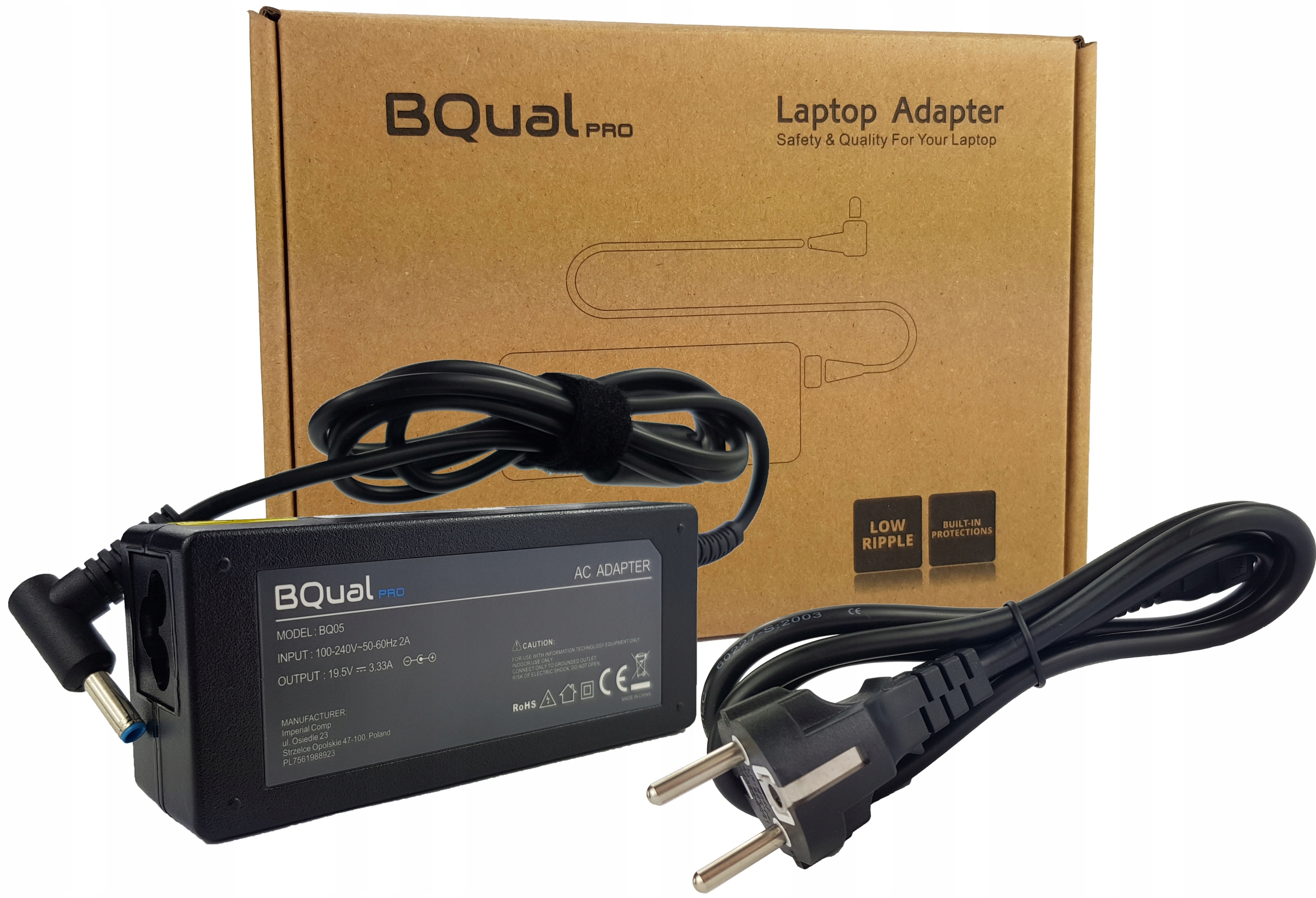 BQual 65 W napájací zdroj pre HP, Compaq
