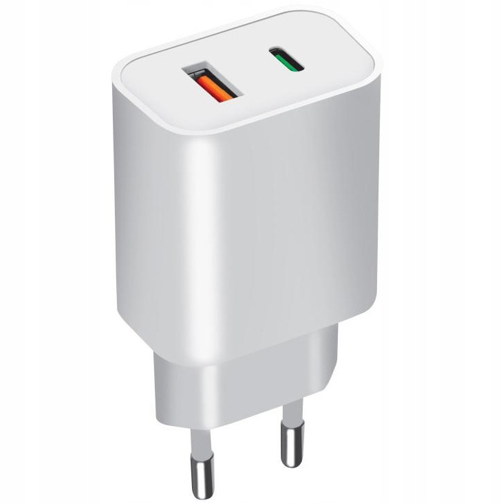 Network Charger USB +USB-C Fast 20W