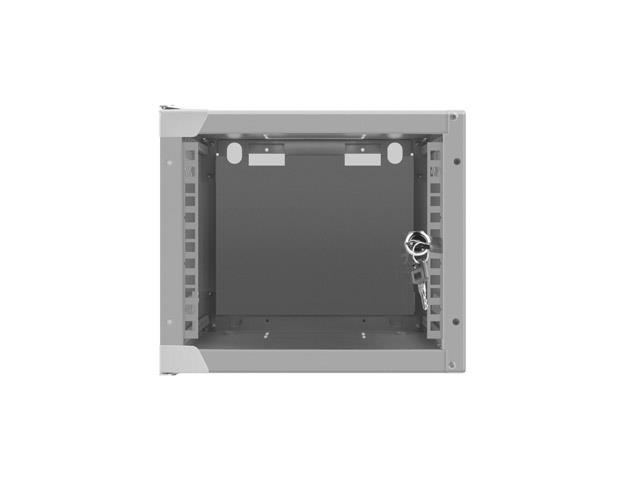 Nástenná skrinka Lanberg 10 palcov 4U 280x310 mm sivá
