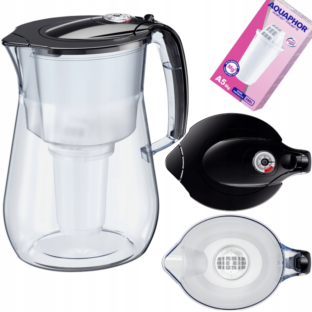 Filtračná kanvica Aquaphor Provence 4,2 l, čierna