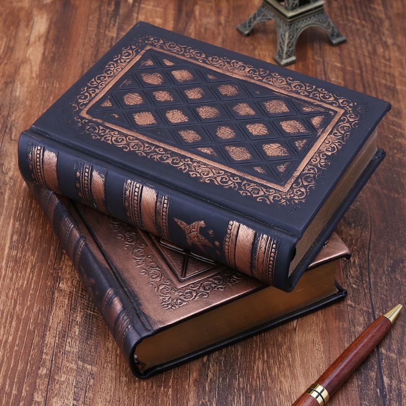 Kožený retro vintage denník denník prázdny notebook