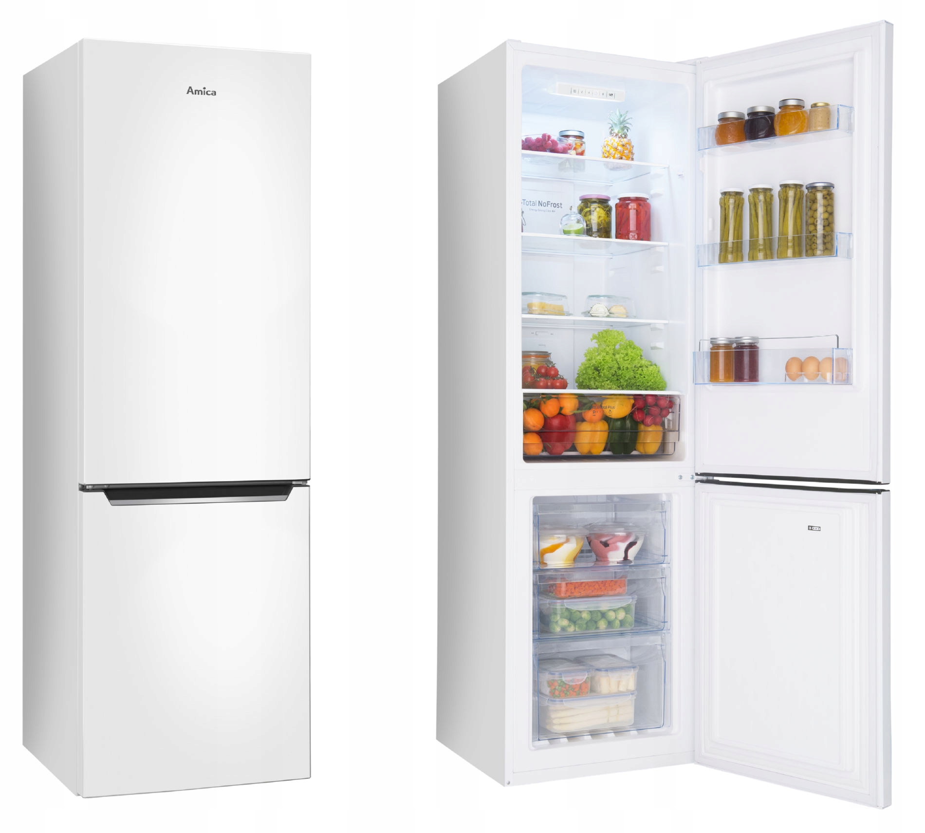 Chladnička Amica FK 2995.2ft No Frost 252L White