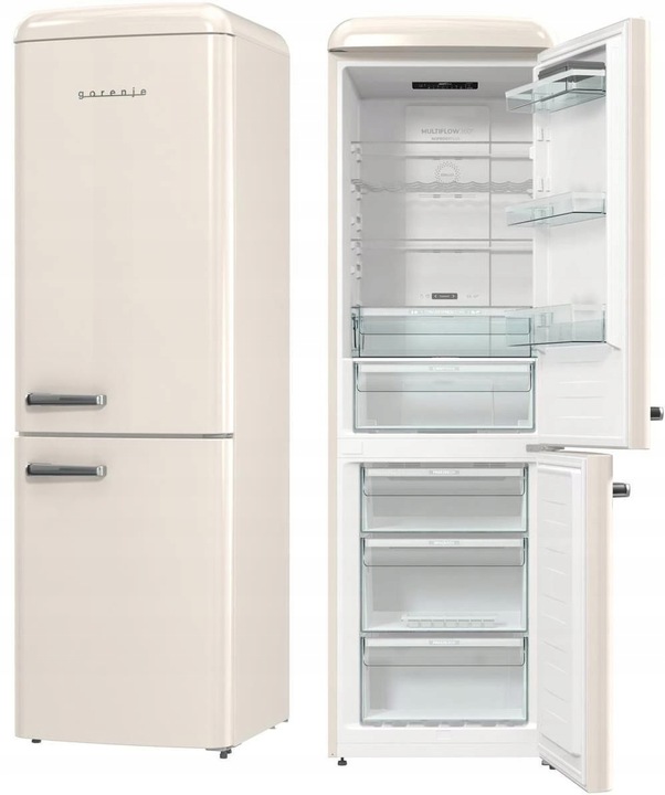 Dvojdrazová chladnička Gorenje Onrk619DC NofRost Cream