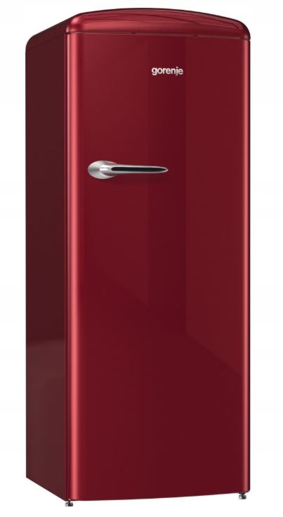 Chladnička Gorenje Orb153R A +++ 154 cm Retro Burgundy