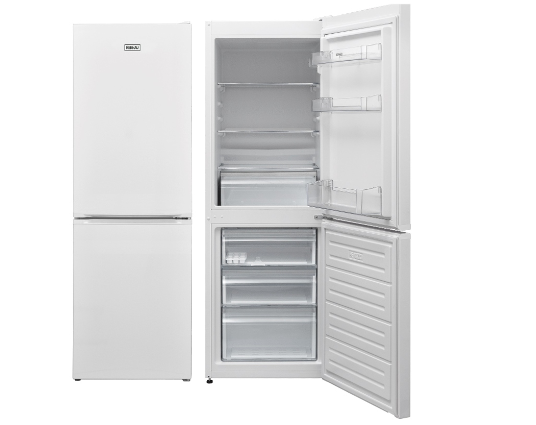 Chladnička Kernau Krfrc 15153.1 v bielej LED dióde 232L 40DB