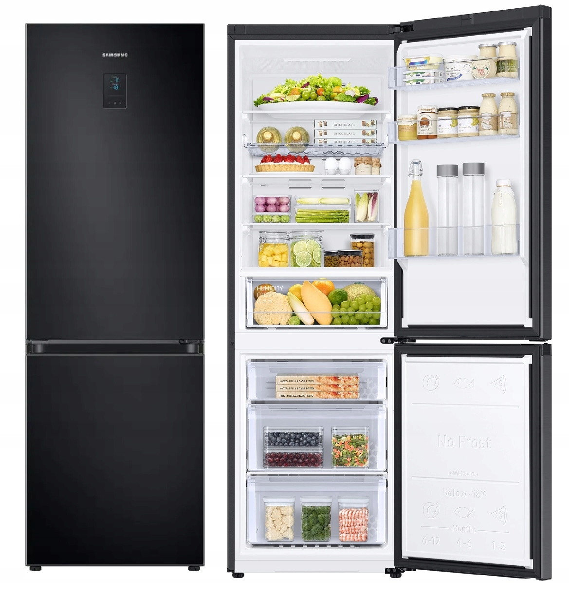 SAMSUNG RB 34T672EBN NOFROP 340L chladnička