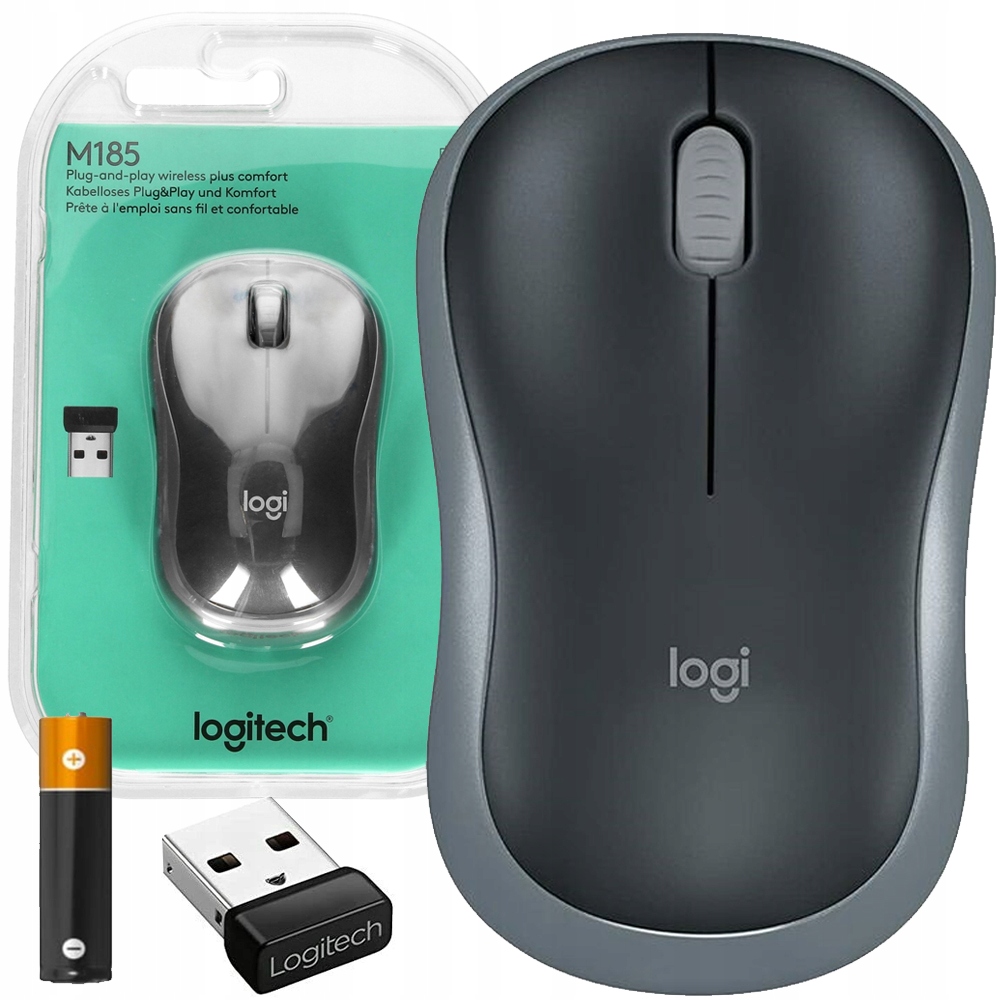 Bezdrôtová myš Logitech M185 s optickým senzorom