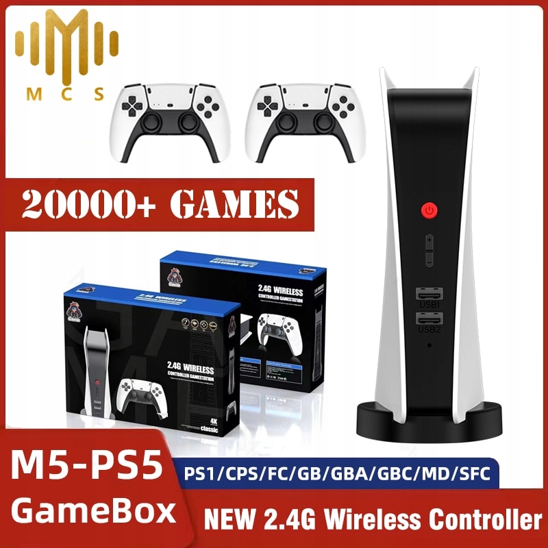 M5-PS5 Game Console Video Gamebox 20000 Retro