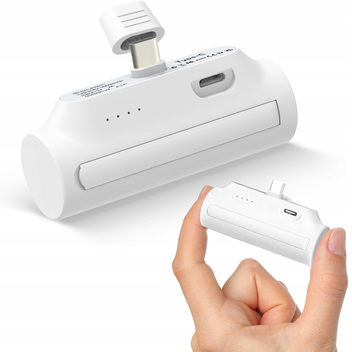 Powerbanka 5000 mAh biela