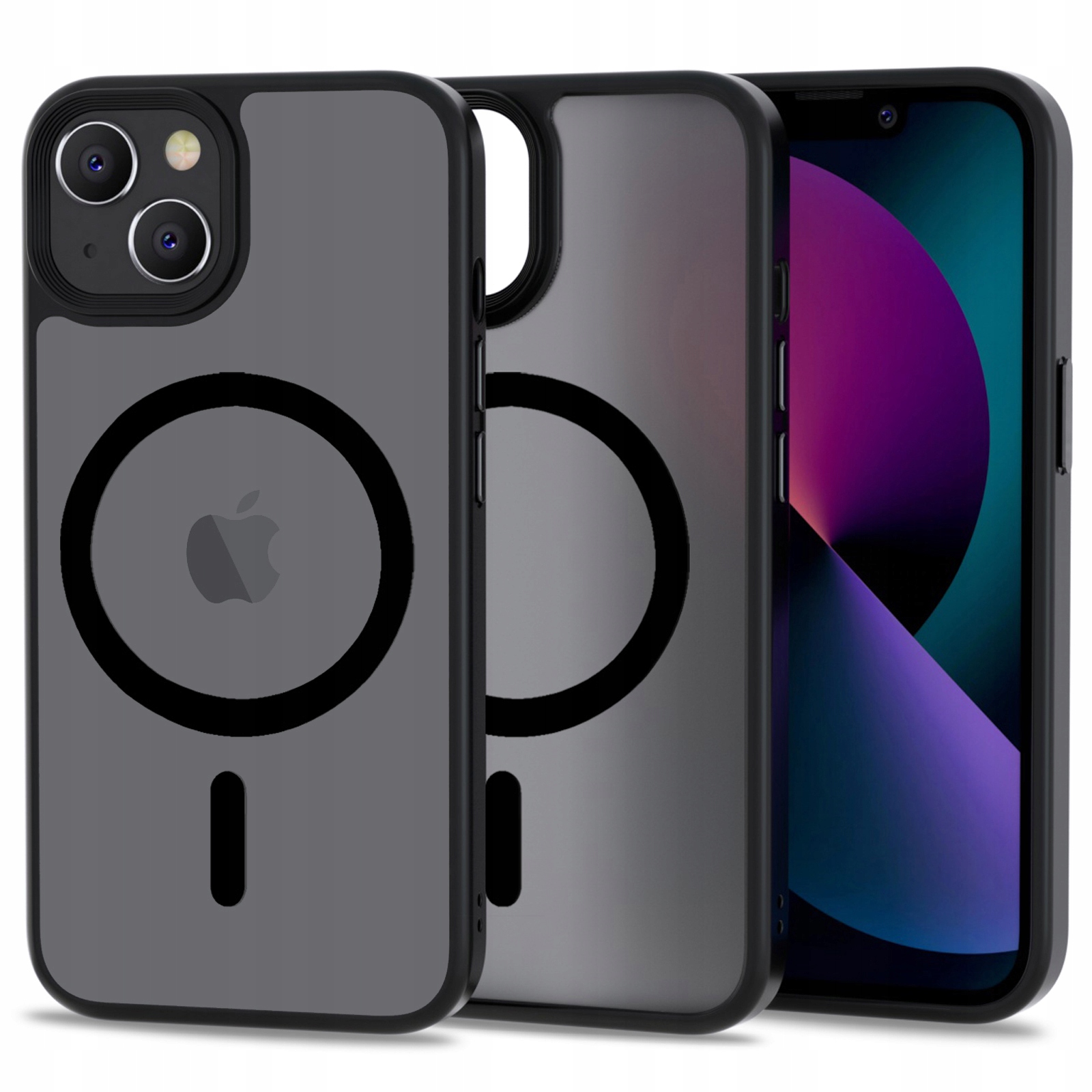 Chráňte zadnú časť telefónu Apple iPhone 13 ShockProof Magsafe black