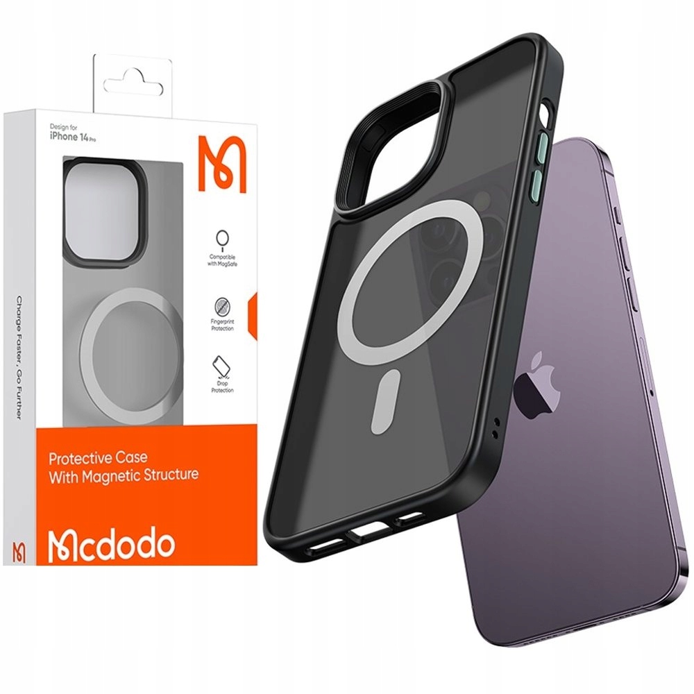 McDodo späť na iPhone 14 Pro Max Black