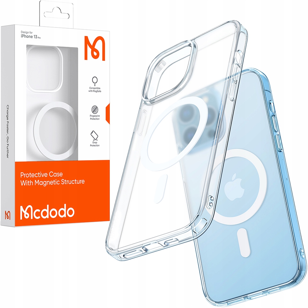 McDodo späť na iPhone 13 krištáľový bezfarebný