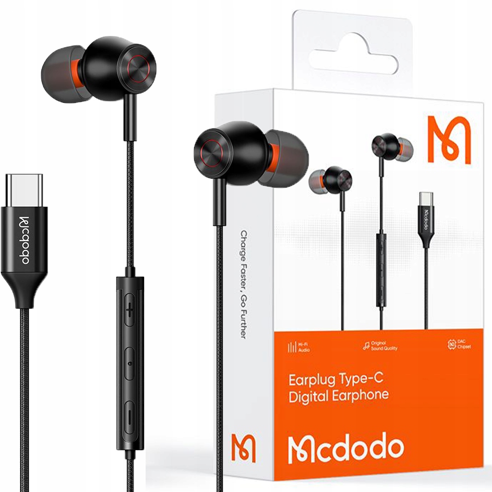 Slúchadlá do uší Mcdodo Splash + 2 ďalšie produkty