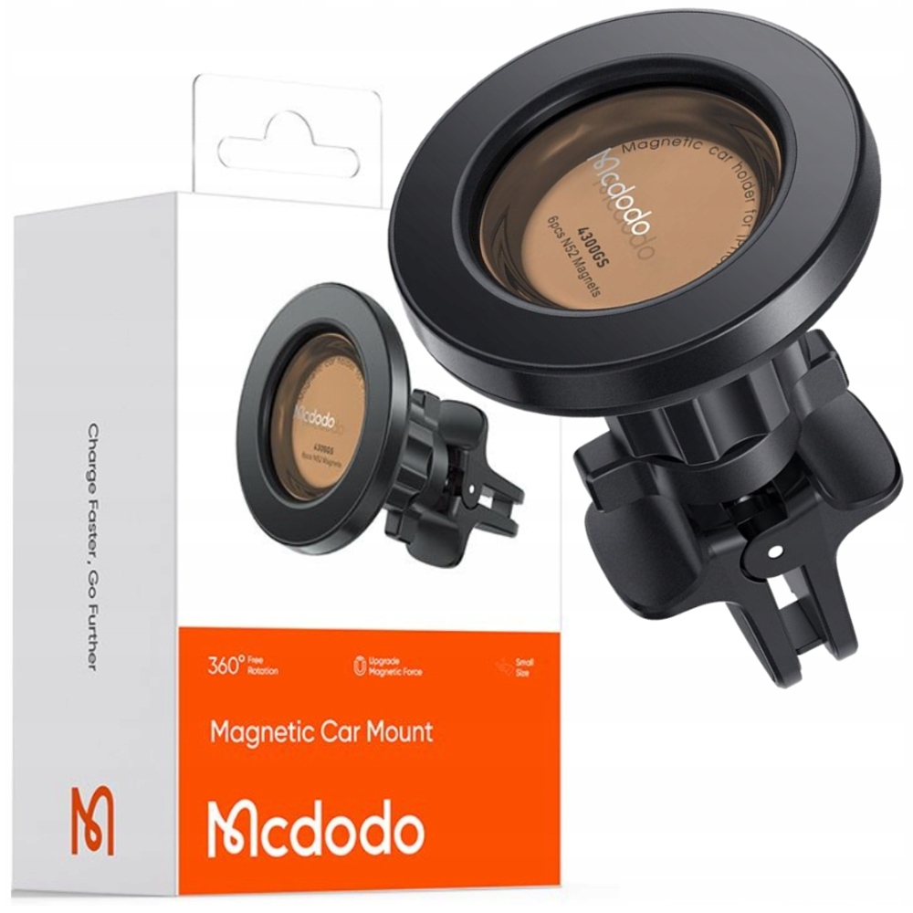 Držiak vetracieho otvoru McDodo čierny + 2 ďalšie produkty