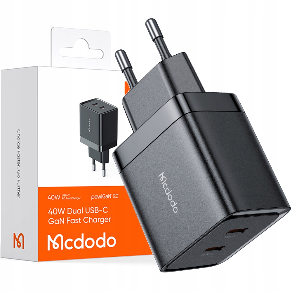 McDodo Fast USB-C 2x 20W nabíjačka pre iPhone 14