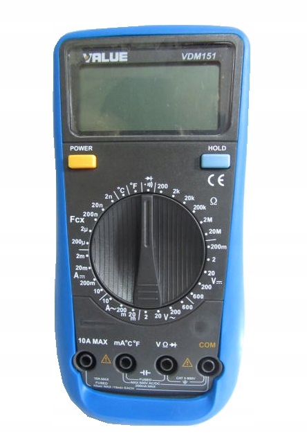 Elektronický merač Value VDM-151 teplomer