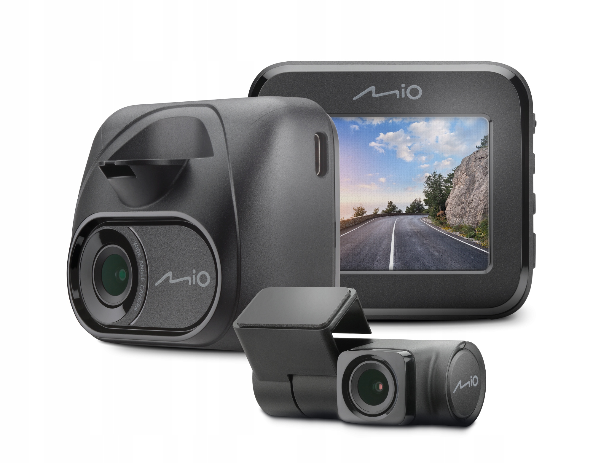 MIO MIVUE C595WD ZÁZNAMNÍK TRASY DUÁLNA GPS Wifi AUTOKAMERA