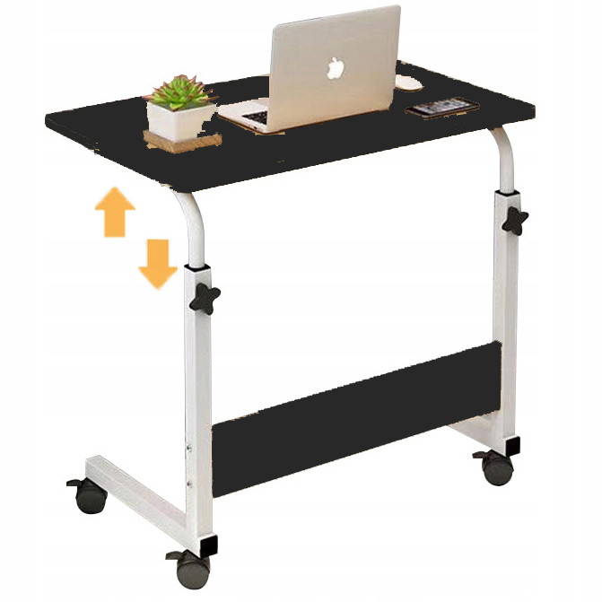 MOBILNÝ NASTAVITEĽNÝ STOL na kolieskach, stolík PRE LAPTOP, TABLET, projektor