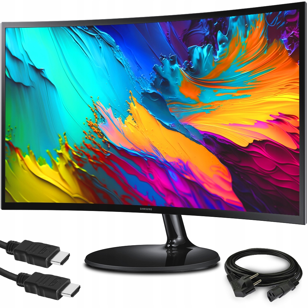 LED monitor Samsung LS24C360EAUXEN 24" 1920 x 1080 px VA + Kábel HDMI - HDMI 1,8 m